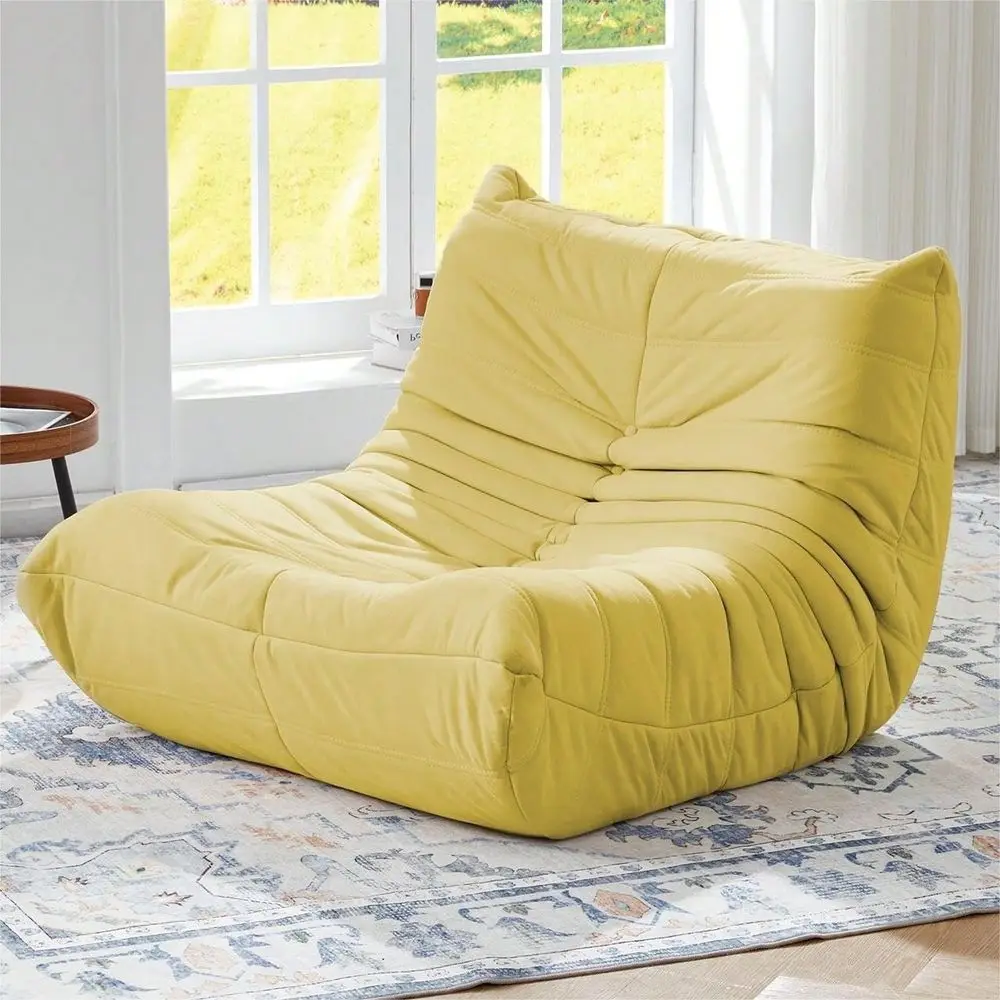 Bequeme Sitzsack-Sessel für Erwachsene, Sitzsack-Sofa aus Memory-Schaum, ergonomische Sitzsäcke für den Kamin, Lazy Sofa mit hochelastischem Schaumstoff, Nr.