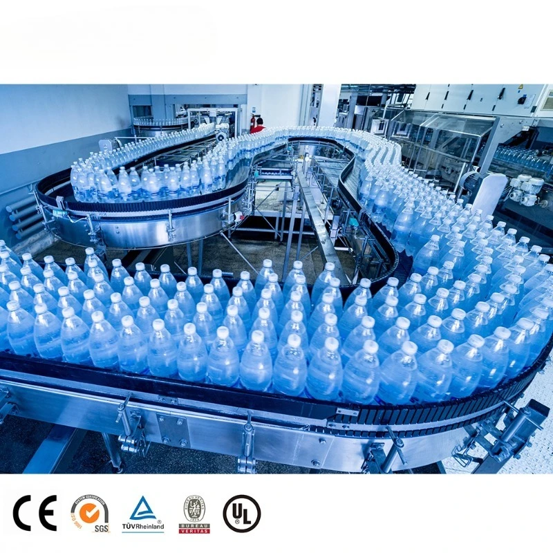 Customizned Full Automatic High Speed 3 In 1 Pure Mineral Water Bottle Filling Machine