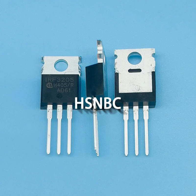 10Pcs/Lot IRF3205PBF IRF3205 F3205 TO-220 55V 110A MOSFET N-Channel Power Transistor 100% New Imported Original