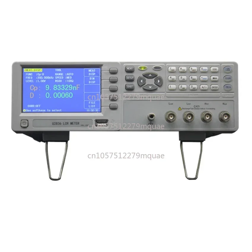 LCR Digital Bridge Tester 50-200kHz Resistance, Capacitance, and Inductance U2836 Tester Accuracy 0.05%