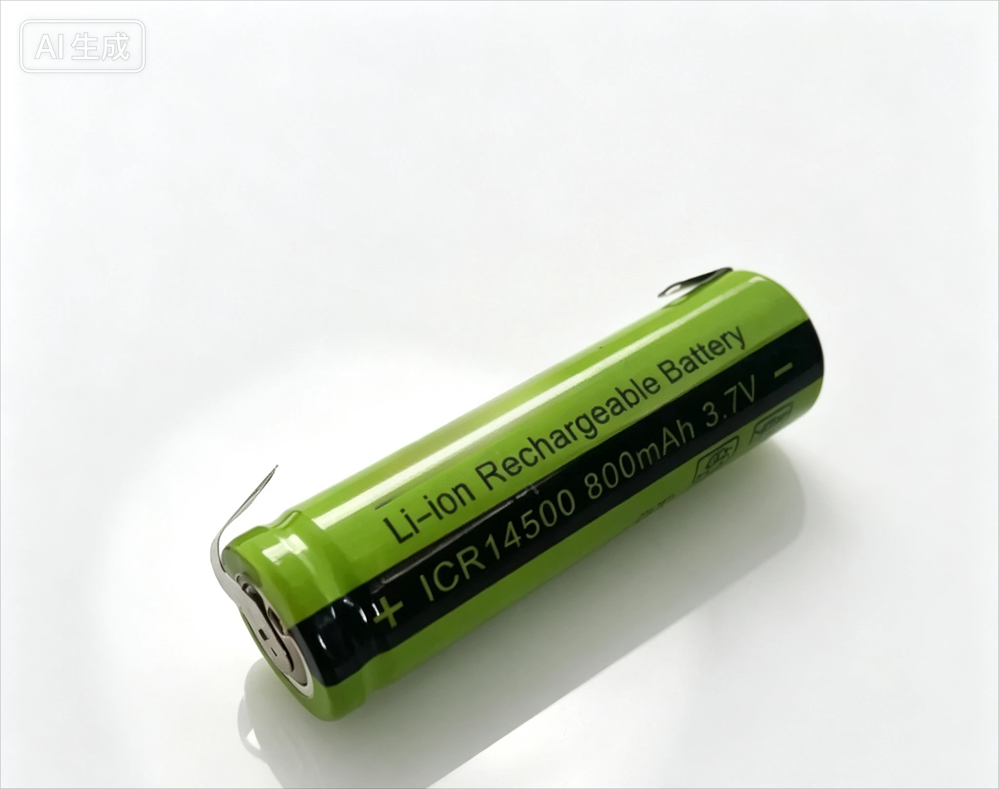 For 14500 Li-ion Rechargeable Battery 3.7V 800mAh With Tabs For Toothbrush Shaver Laser Drill