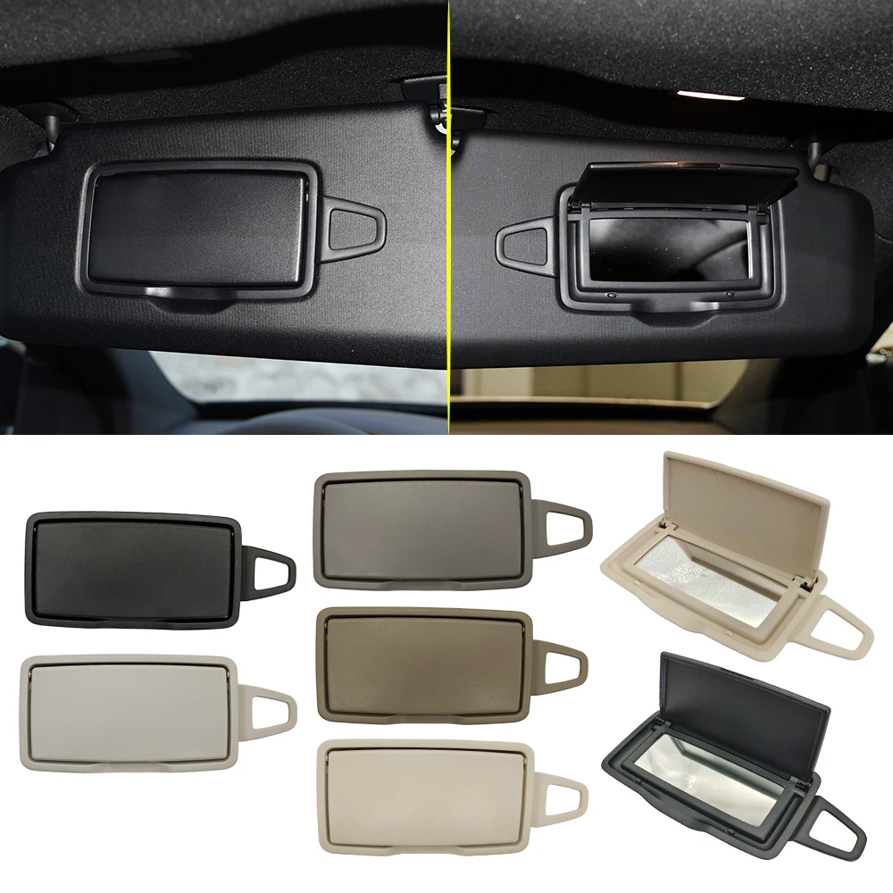 For Benz W246 W176 W156 W117 Car Interior Front Sun Shade Visor Makeup Cosmetic Mirror Cover For Mercedes A B CLA GLA Class