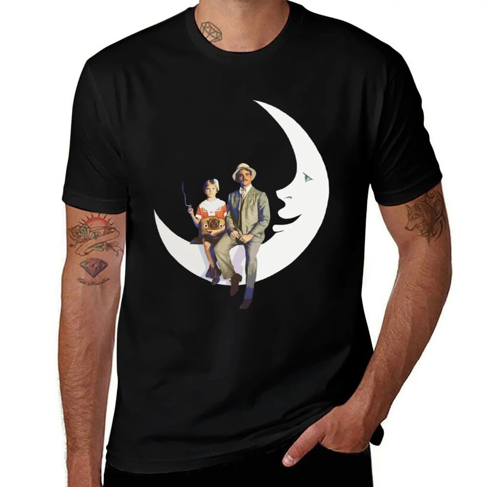 

Paper Moon T-Shirt t shirts for man graphic tees funny t shirts man