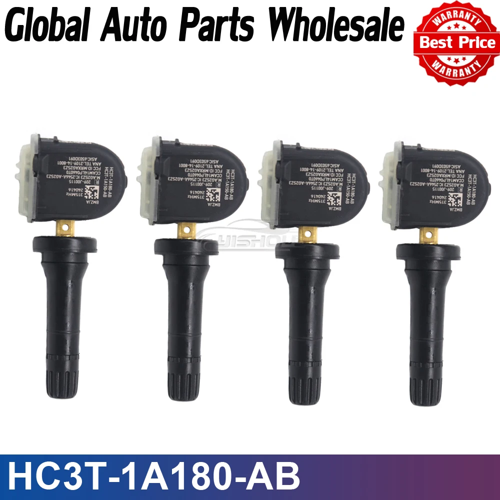 HC3T-1A180-AB TPMS Tire Pressure Monitor Sensor 315MHz For Lincoln Continental MKC MKX MKZ Nautilus Navigator Ford F-Series SD