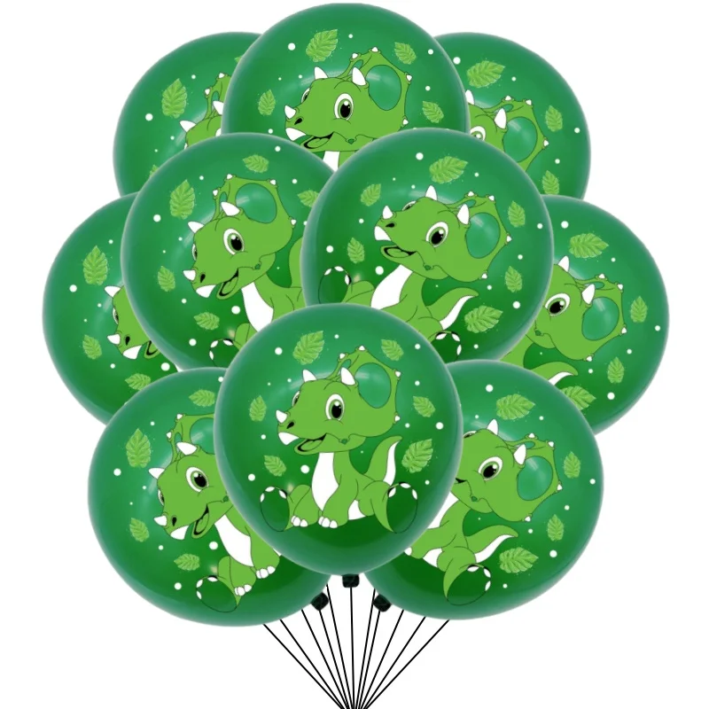 Dinosaurier-Luftballons, alles Gute zum Geburtstag, Party-Dekoration, für Kinder, Jungen, Babyparty, Dinosaurier-Luftballons, Dschungel-Safari-Geburtstags-Ballon-Zubehör – Detail 7