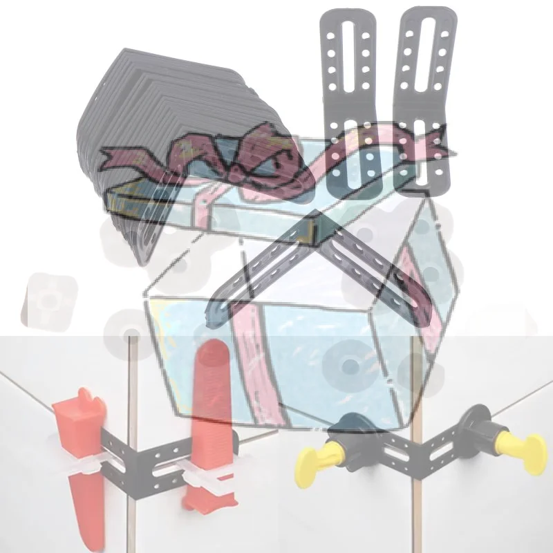 【CCA】25Pcs Tile Leveling System Clips Male Angle For Floor Wall Tile Leveler Spacers Locater Adjuster Laying Construction Tools