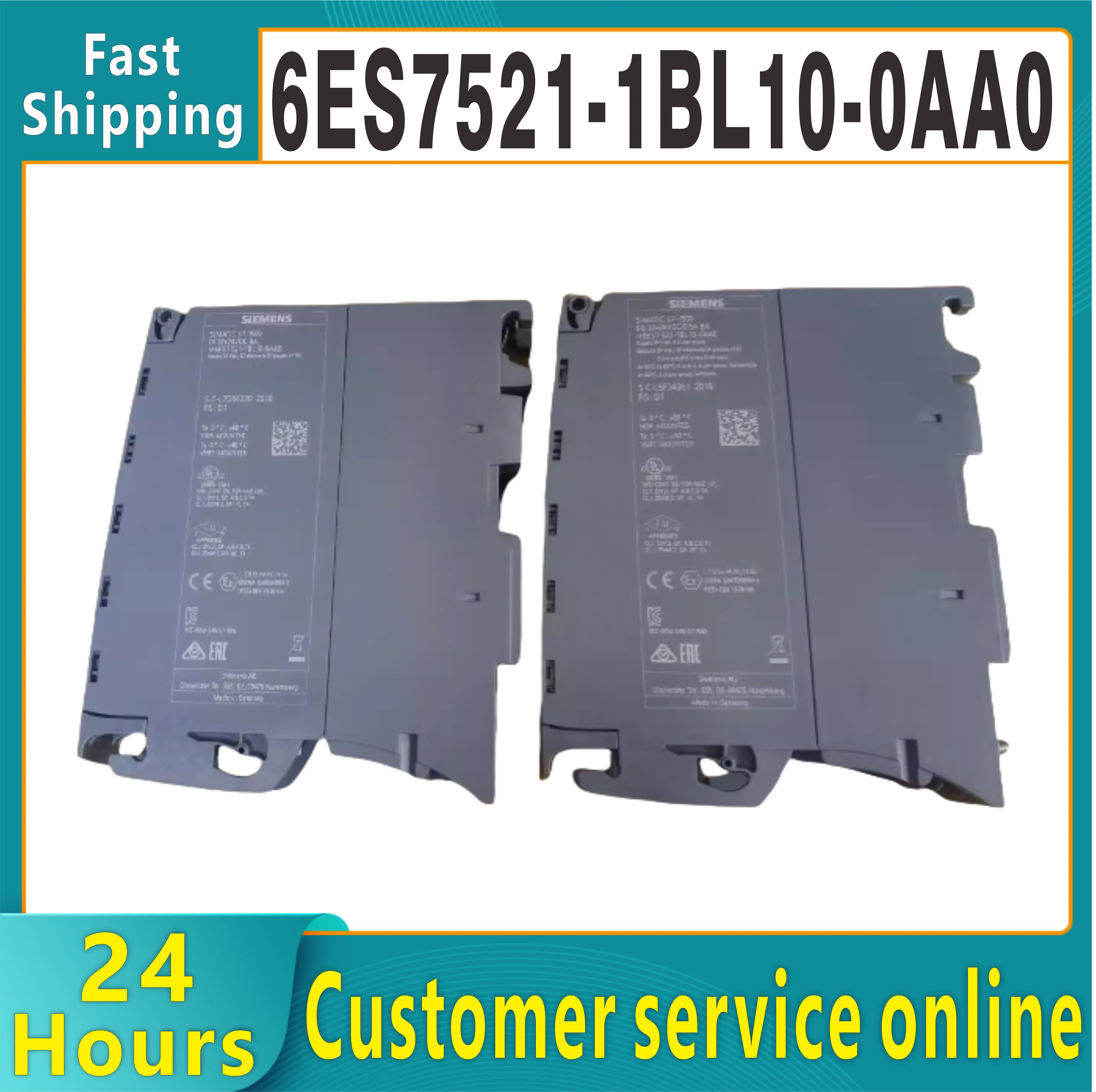 

Оригинальный модуль цифрового ввода 6ES7 521-1BL10-0AA0 6ES7521-1BL10-0AA0 с передним разъемом