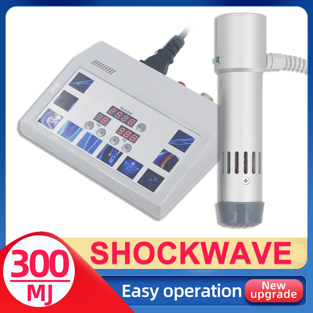 

﻿ New Shockwave Therapy Machine For ED Treatment 300MJ Shock Wave Physical Device Heel spurs Pain Relief Home Use Body Massager