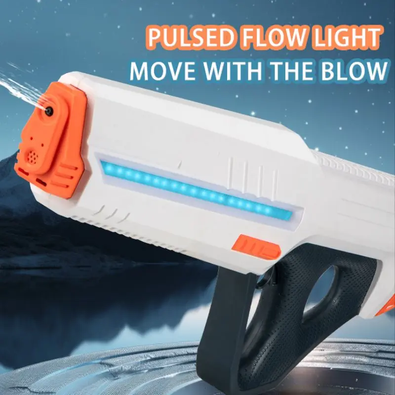 Adult Electric Water Gun Automatic Water Suction Waterproof Design Automatic Water Gun Pool Beach Outdoor Party Toy for Children