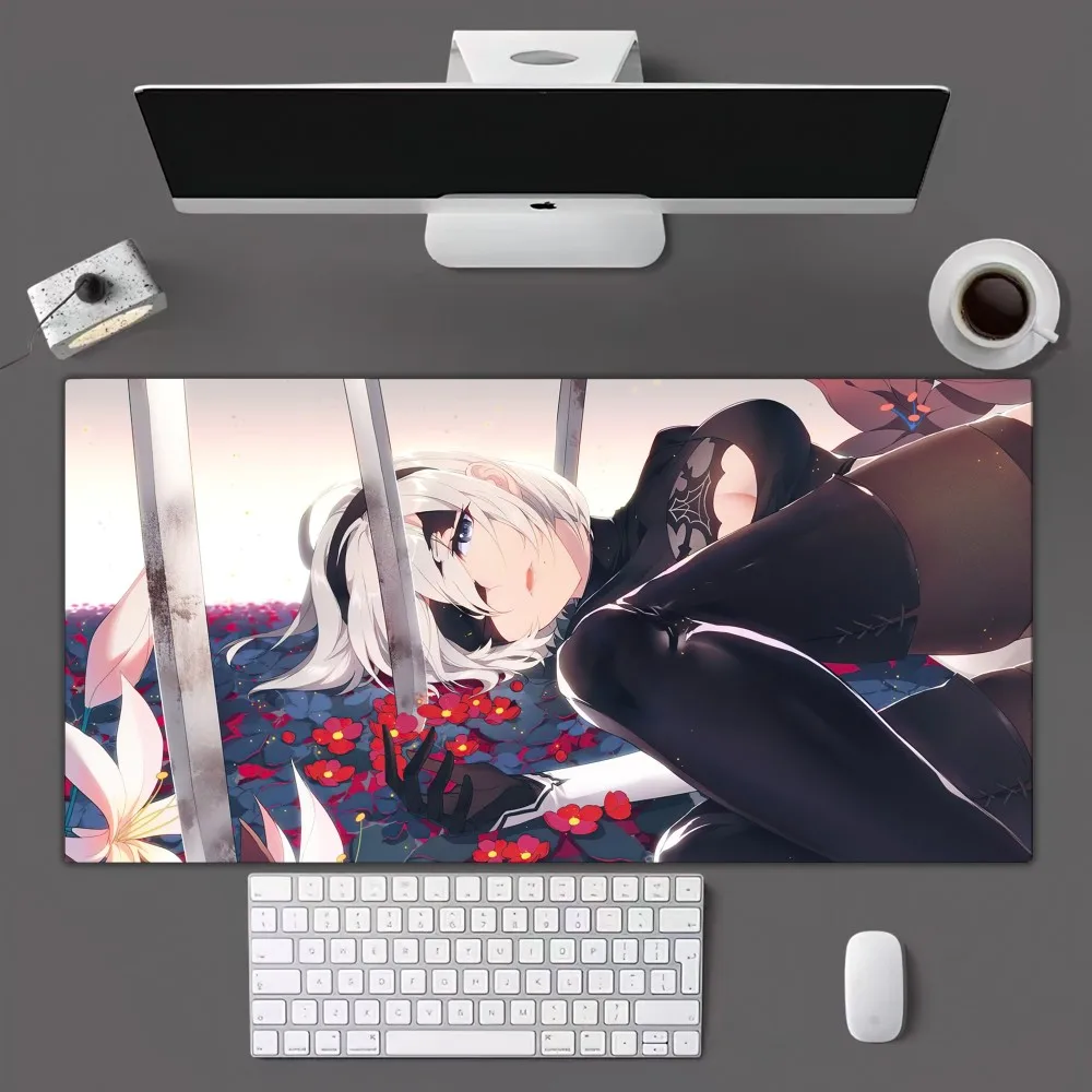 Game N-NieR Automata Mousepad Mousepad Gamer Mouse Pad Size For Office Long Table Mat