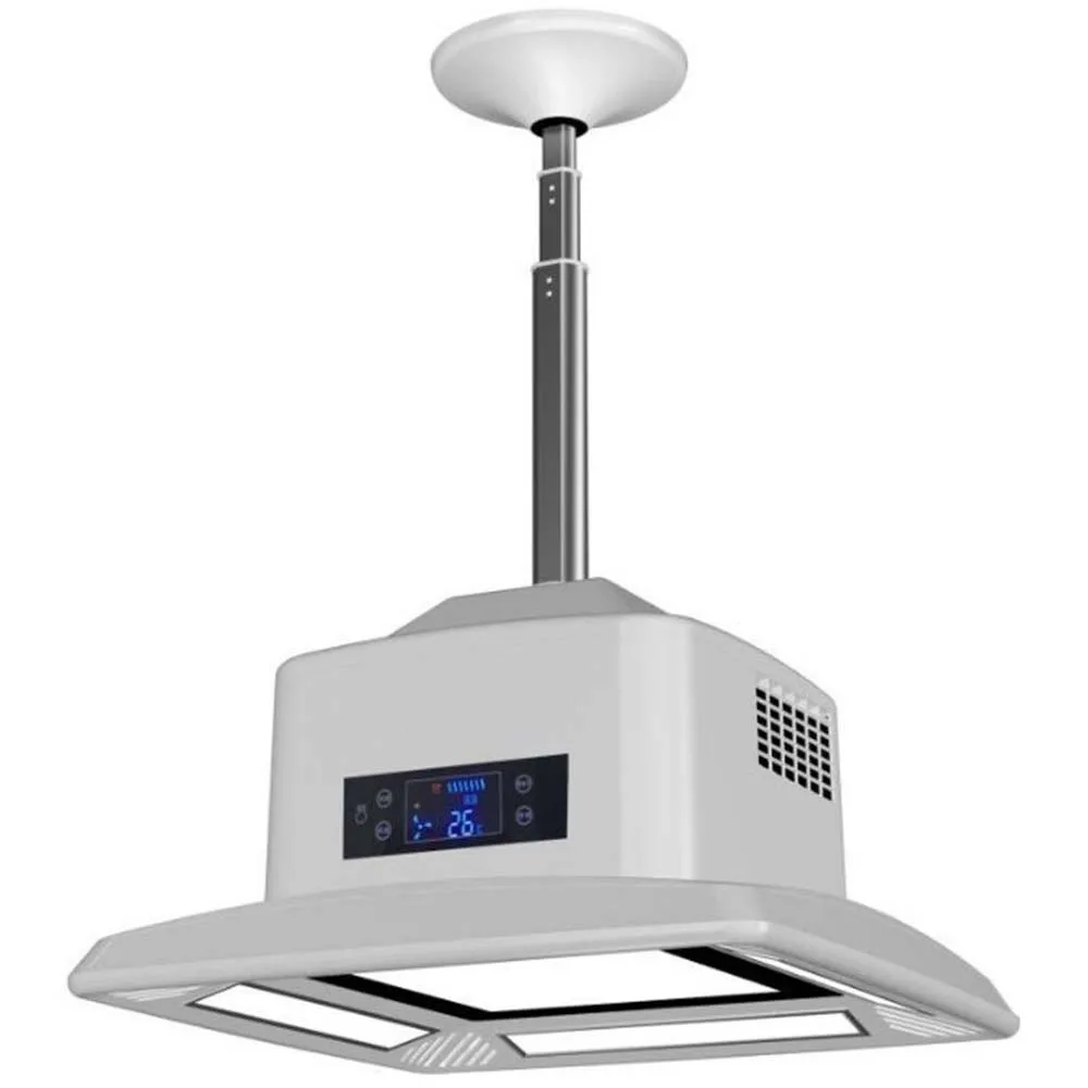 Commercial Ceiling Smoke Exhaust Lamp High Suction Exhaust Hood Silent Smoke Range Hood Lifting Chandelier