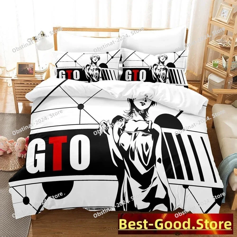 Great Teacher Onizuka GTO Bedding Set Single Twin Full Queen King Size Bed Set Adult Kid Bedroom Duvetcover Sets Anime Bed