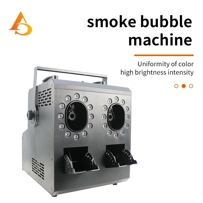 

900W Remote DMX 2 Ways LED Smoke Bubble Machine Fog Bubbles Blower For Wedding Party Stage Events Theatrical Performance