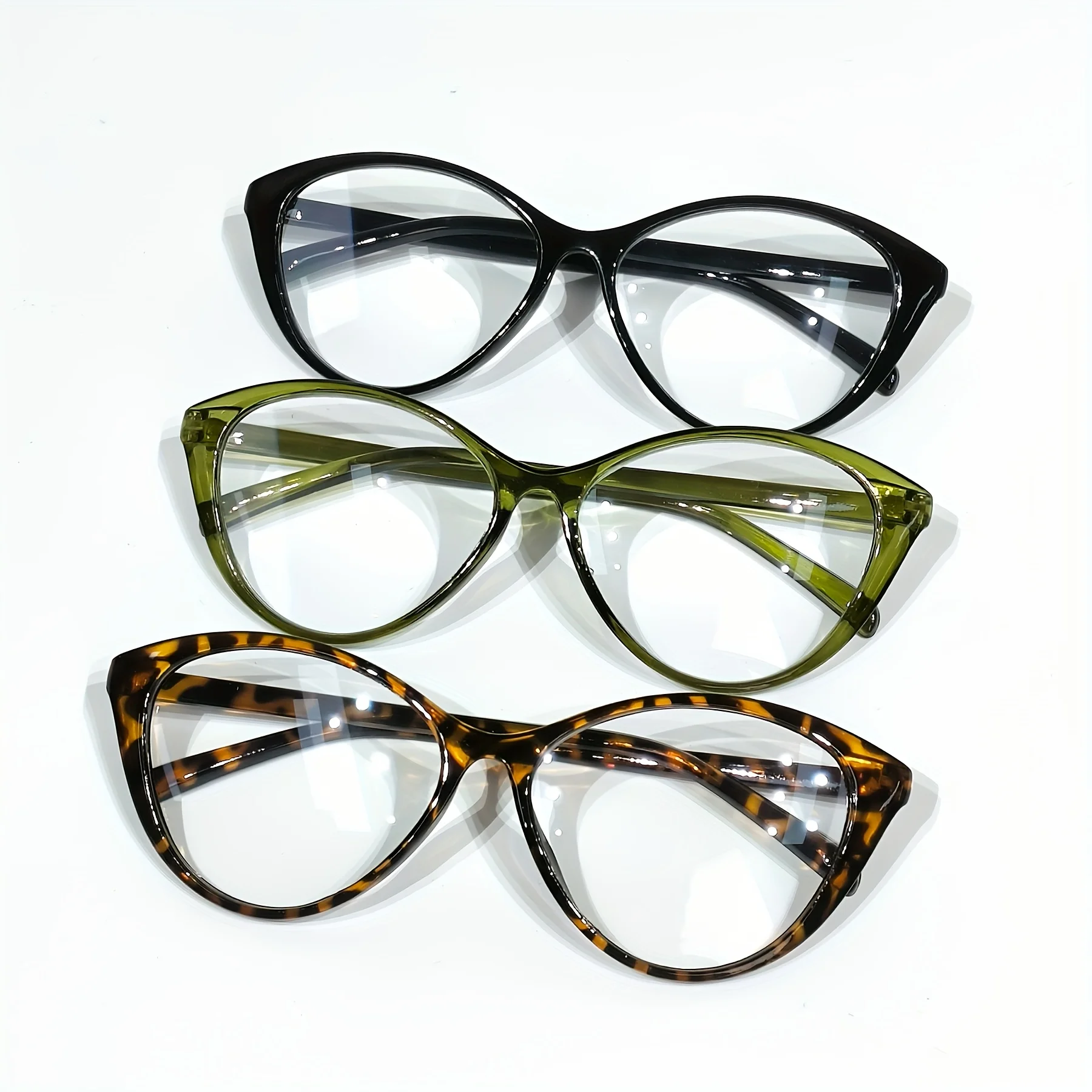 خفيفة القط العين نظارات للقراءة موضة طويل النظر نظارات القراء للنساء الرجال + 1.0 إلى +4.0