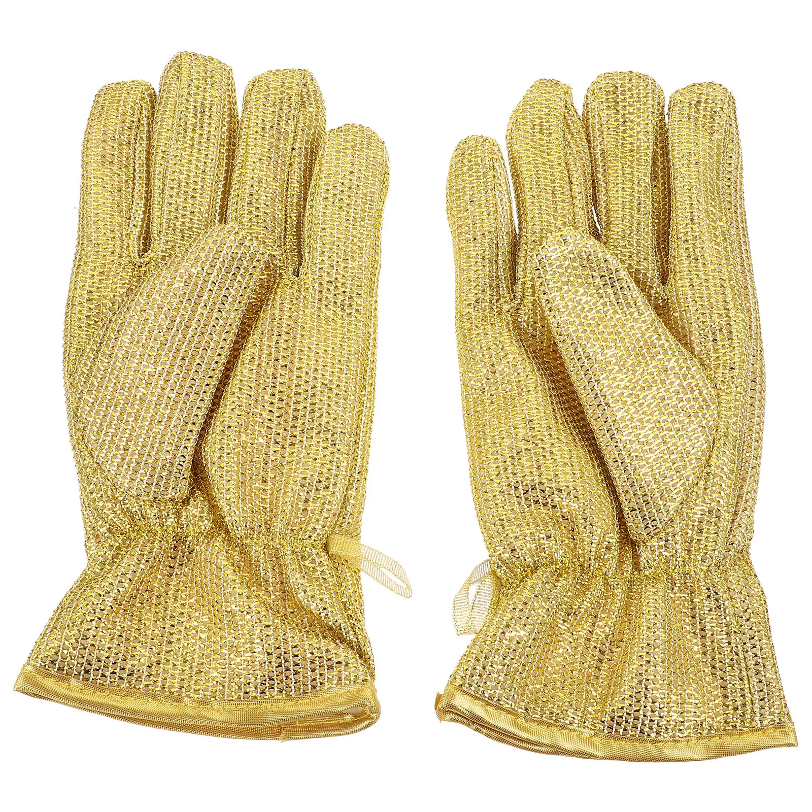 

Dishwashing Gloves for Kitchen Use Latex/Rubber Cleaning Reusable Household Pvc Lining Supplies Wire