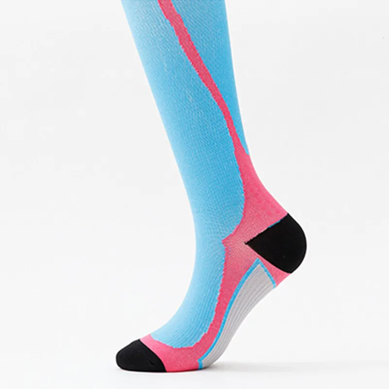 1 Pair Running Compression Socks 20-30mmhg For Running Marathon Cycling Football Varicose Veins Stockings For Men\'s Sports Socks