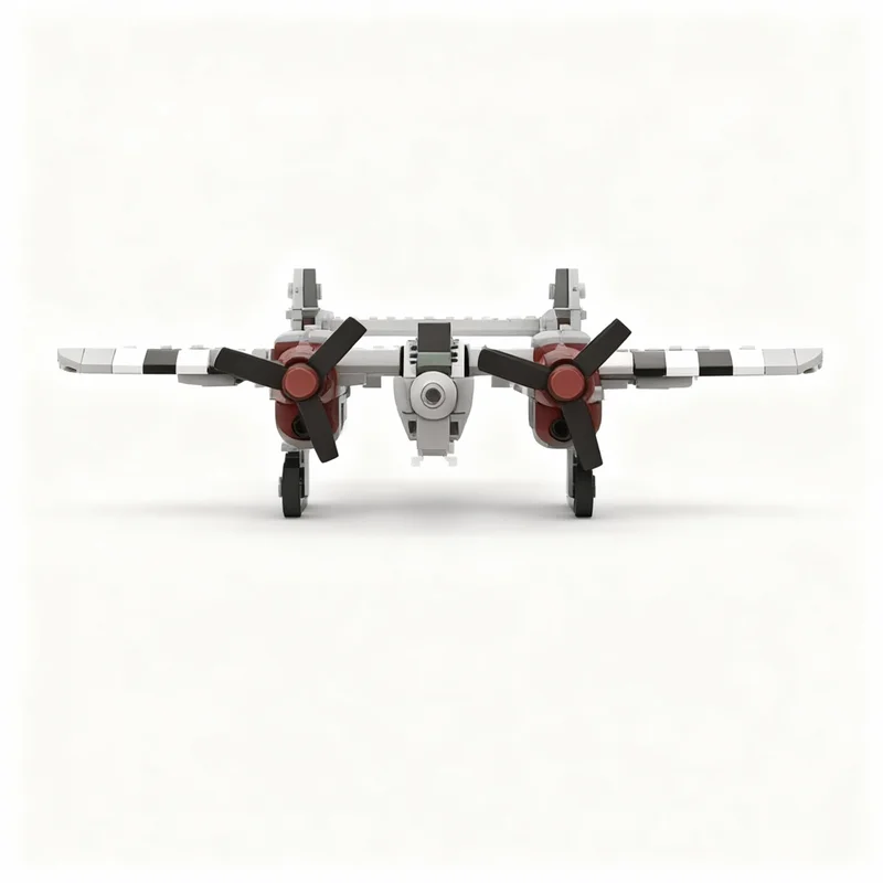 176pcs MOC P-38 Lightning 1 72 Scale Creator Model Building Blocks Construction Toy Christmas Gifts Brick Collection Birthday