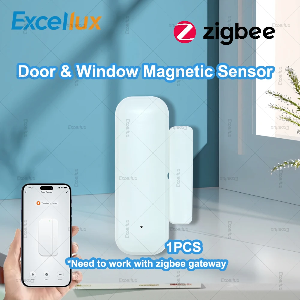 Zigbee Deur Raam Sensor voor Smart Home Draadloze Deur Open Gesloten Detector APP Remote Monitor Home Security Protection Systeem