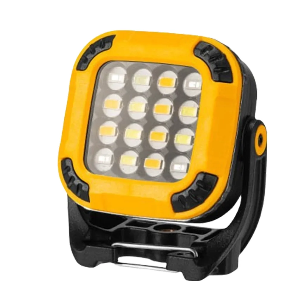 ضوء عمل LED خارجي مع مغناطيس قوي وحامل ثلاثي القوائم من النوع C قابل لإعادة الشحن لسهولة الاستخدام وخيارات الإضاءة