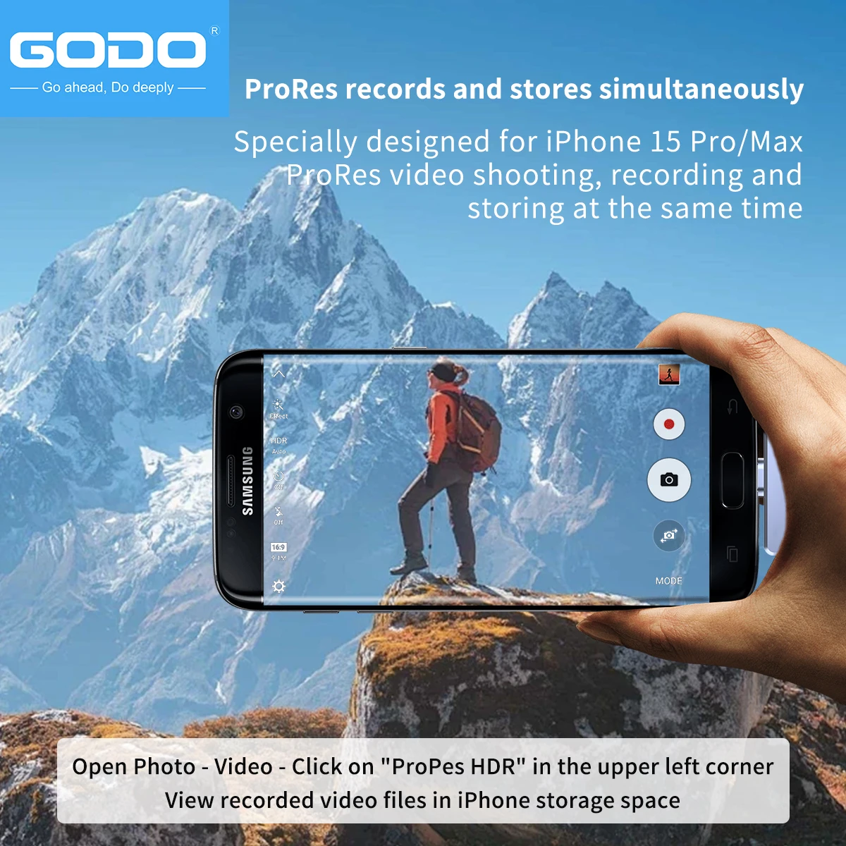 GODO 2230 Tipe-C Plug & Play M.2 NVMe SSD Enclosure Portable External Case untuk Ponsel/PC/Mac