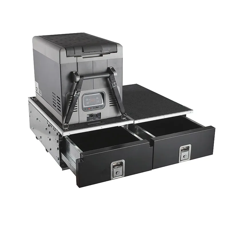 

Off-Road 4x4 Car Cargo Slide Storage Luggage Drawer Box for Land Cruiser/Nissan Patrol Y61 Y62 GU/GQ TM1000