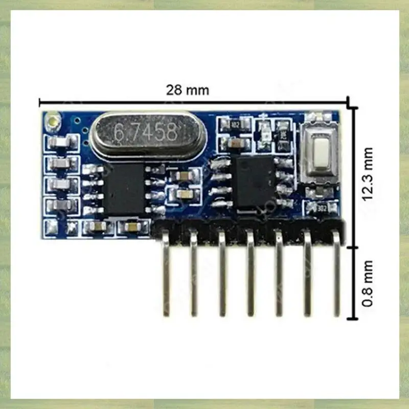 N15R-10PCS Modulo decodificatore codice di apprendimento ricevitore RF 433 Mhz Uscita wireless a 4 canali 433 Mhz per codifica telecomandi