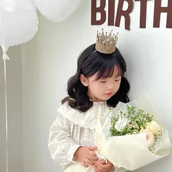 赤ちゃん,女の子,1歳の誕生日,ケーキ,写真アクセサリー,彼女へのギフトのための手作りのミニバイナレースヘッドバンド