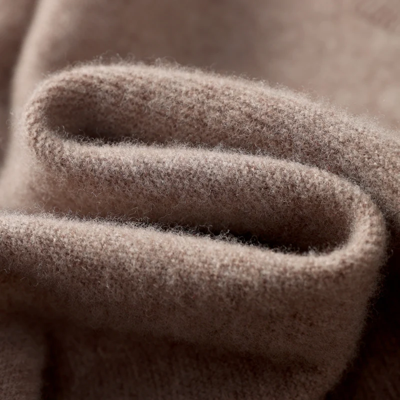 Autumn and winter 100% pure sweater ladies new round neck shoulder long sleeve fashion classic knitted pullover.