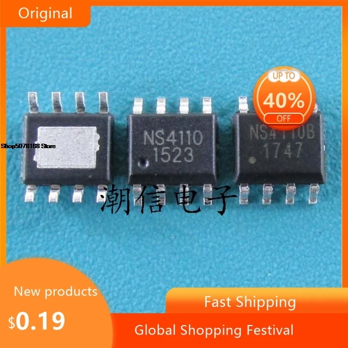 Chips amplificadores de potencia de audio NS4110A y NS4110B mono Clase D 5 piezas de alta calidad