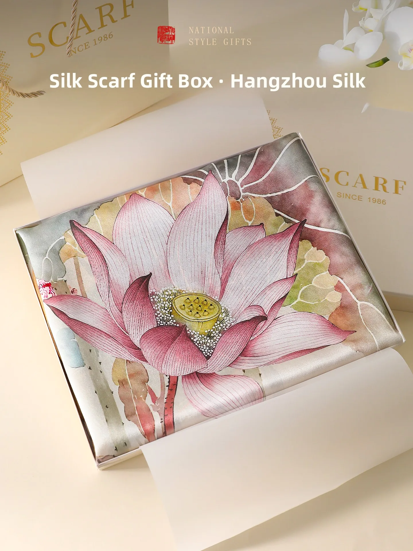 coffret-cadeau-de-foulard-en-soie-de-hangzhou-cadeau-d'anniversaire-pour-femmes-agees-foulard-en-soie-imprime-de-style-chinois-leger-et-multifonctionnel