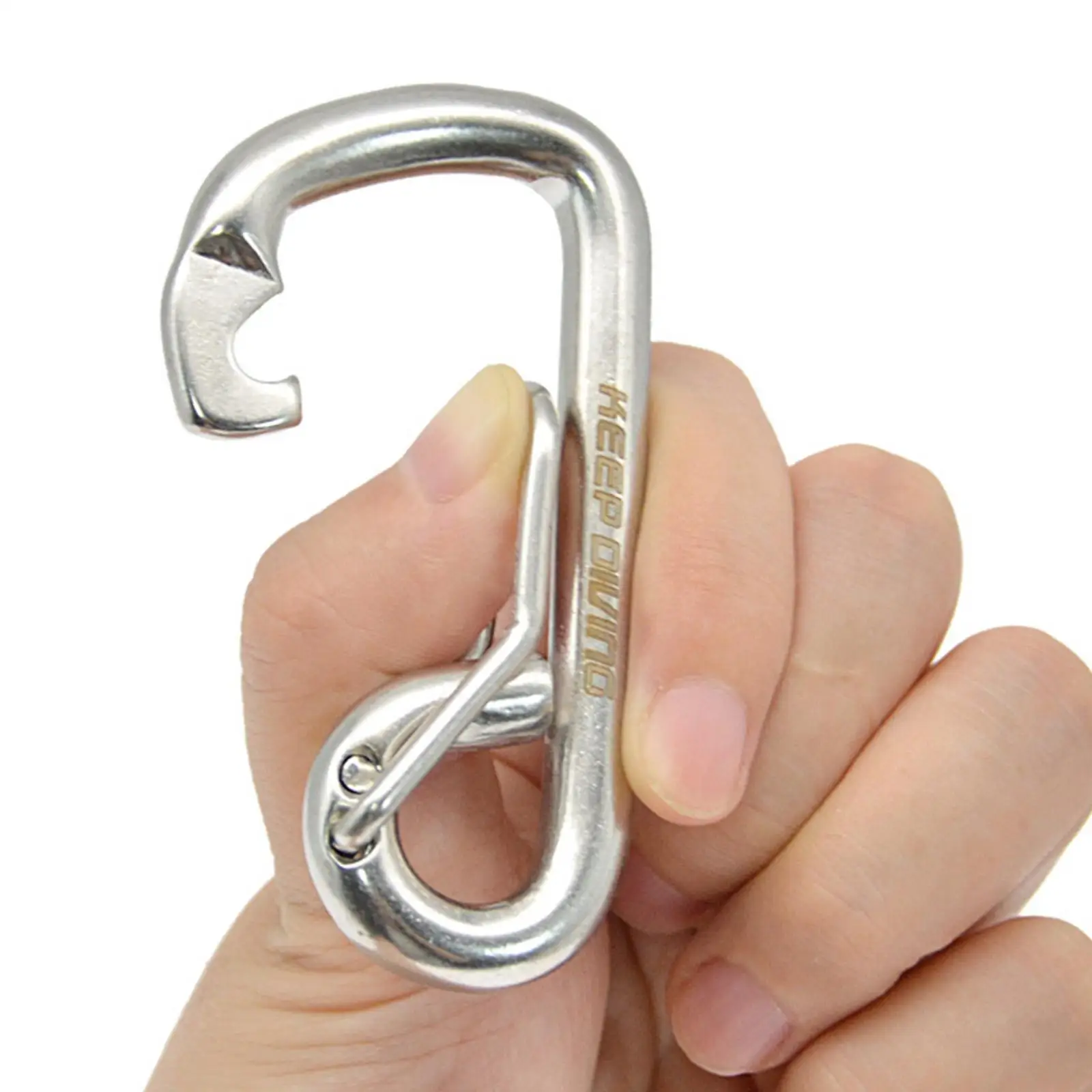 

Diving Equipment Snap Hook Rustproof Stainless Steel Carabiner Clip for Underwater Outdoor Camp Sport