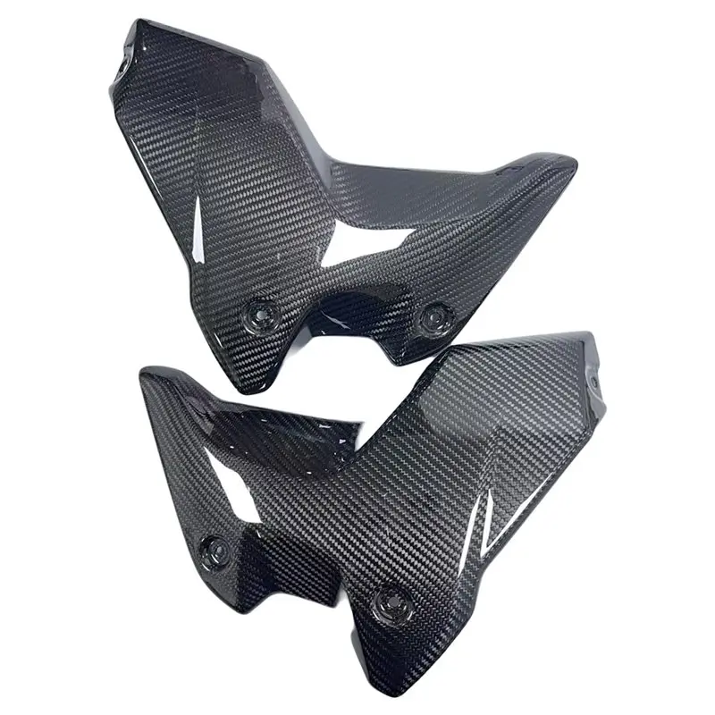 

Крышка обтекателя боковой панели из углеродного волокна для BMW R 1250GS R1250 R 1250 GS, передняя защитная рамка радиатора мотоцикла-ABQA