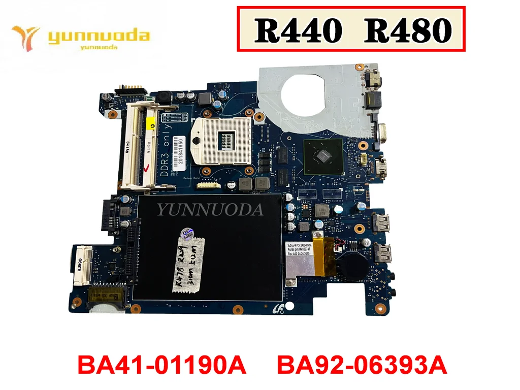 

Original For Samsung R480 R440 Laptop Motherboard BA41-01190A BA92-06393A GT310M Tested Good Free Shipping