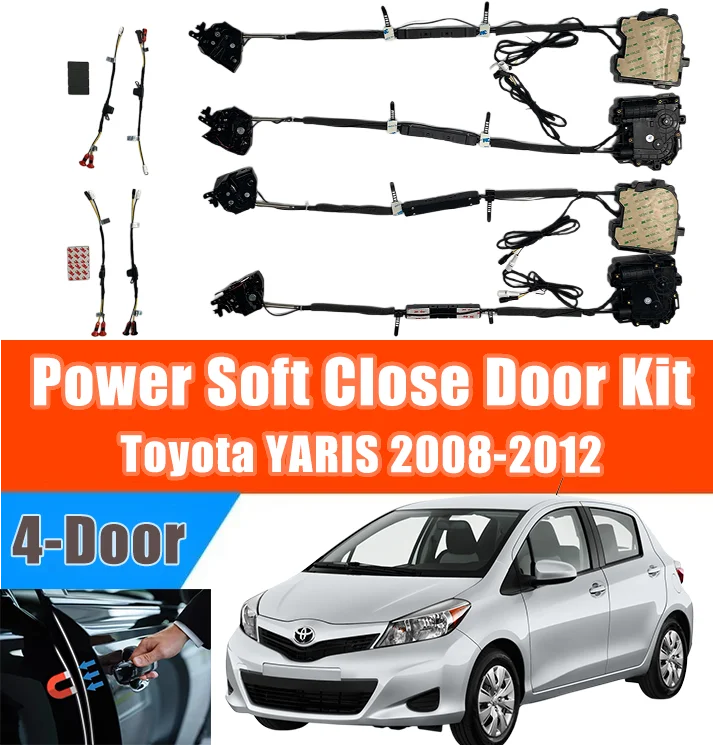 Xcar for Toyota YARIS 2008-2012 Car OEM Automatic Soft Close Door Electric Suction Kit Auto Power Closing