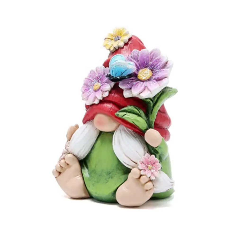 Resin Tomte Gnome Garden Ornament for Indoor and Outdoor Decor Whimsical Figurine to Add Charm to Patio and For Home