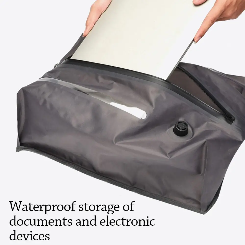 أكياس مكنسة قابلة لإعادة الاستخدام للسفر مقاوم للماء والغبار حقيبة ضغط مفرغة توفير المساحة حقيبة تخزين الأمتعة المفرغة القابلة للطي