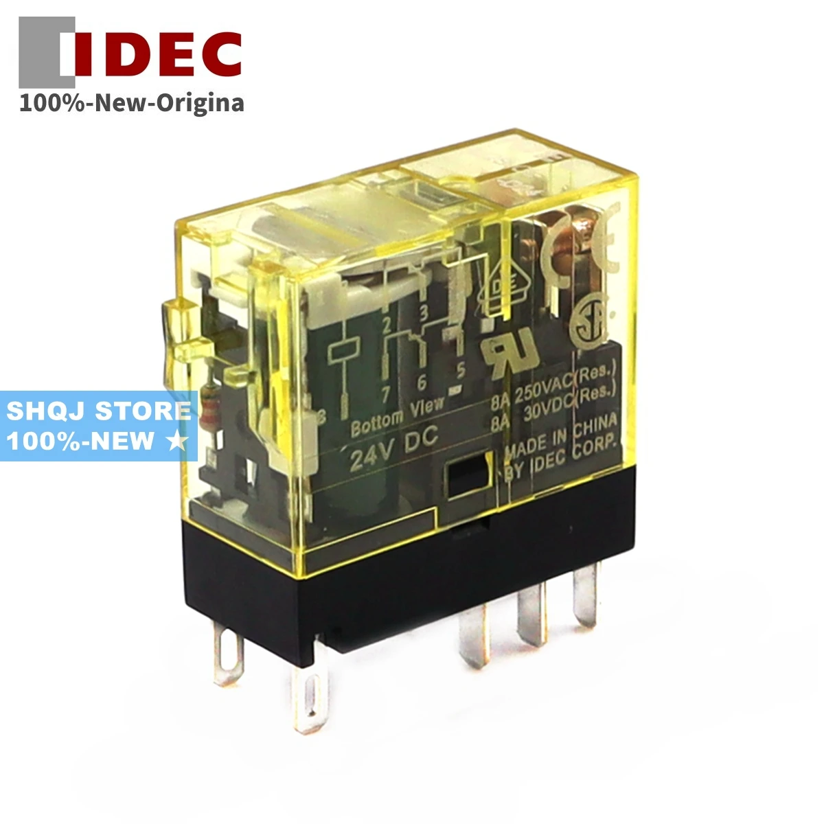 IDEC 100%-NEW RJ2S-CL-D24 RJ2S-CL-A220 RJ1S-CL-D24 RJ1S-CL-A220 RJ1S-CL-A24 RJ2S-CL-D12 RELAY SJ1S-05B SJ2S-05B BASE original