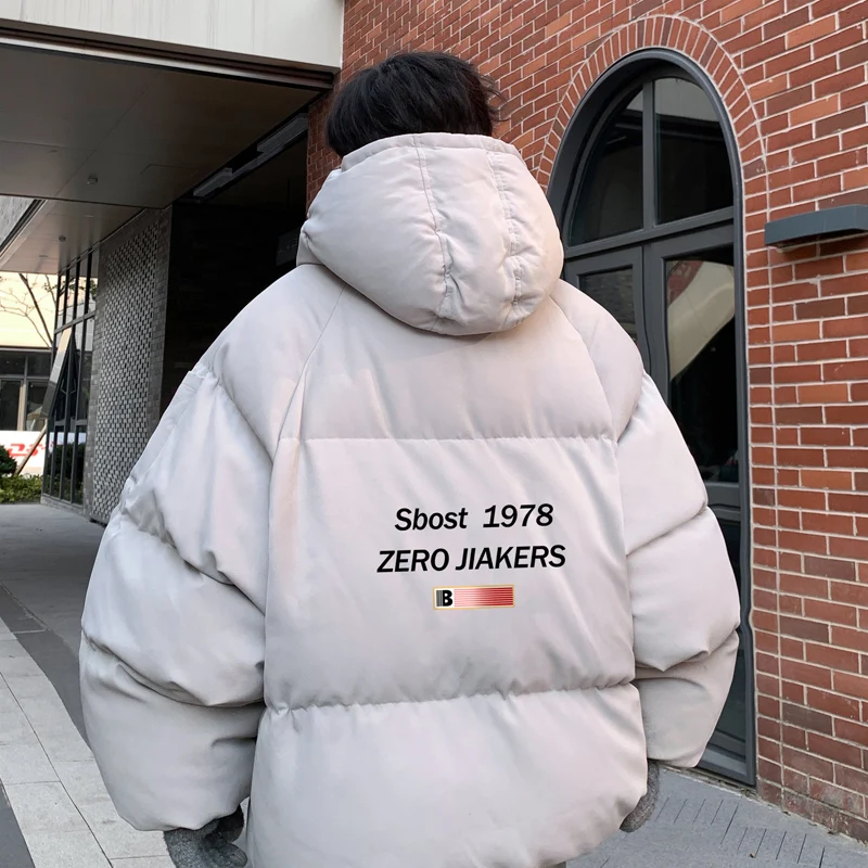 

Winter Bread Jacket Fashion for Men 5XL Warm Male Parkas Big Size Funny Print Men's Cotton Coat Oversize Men Clothing 2024