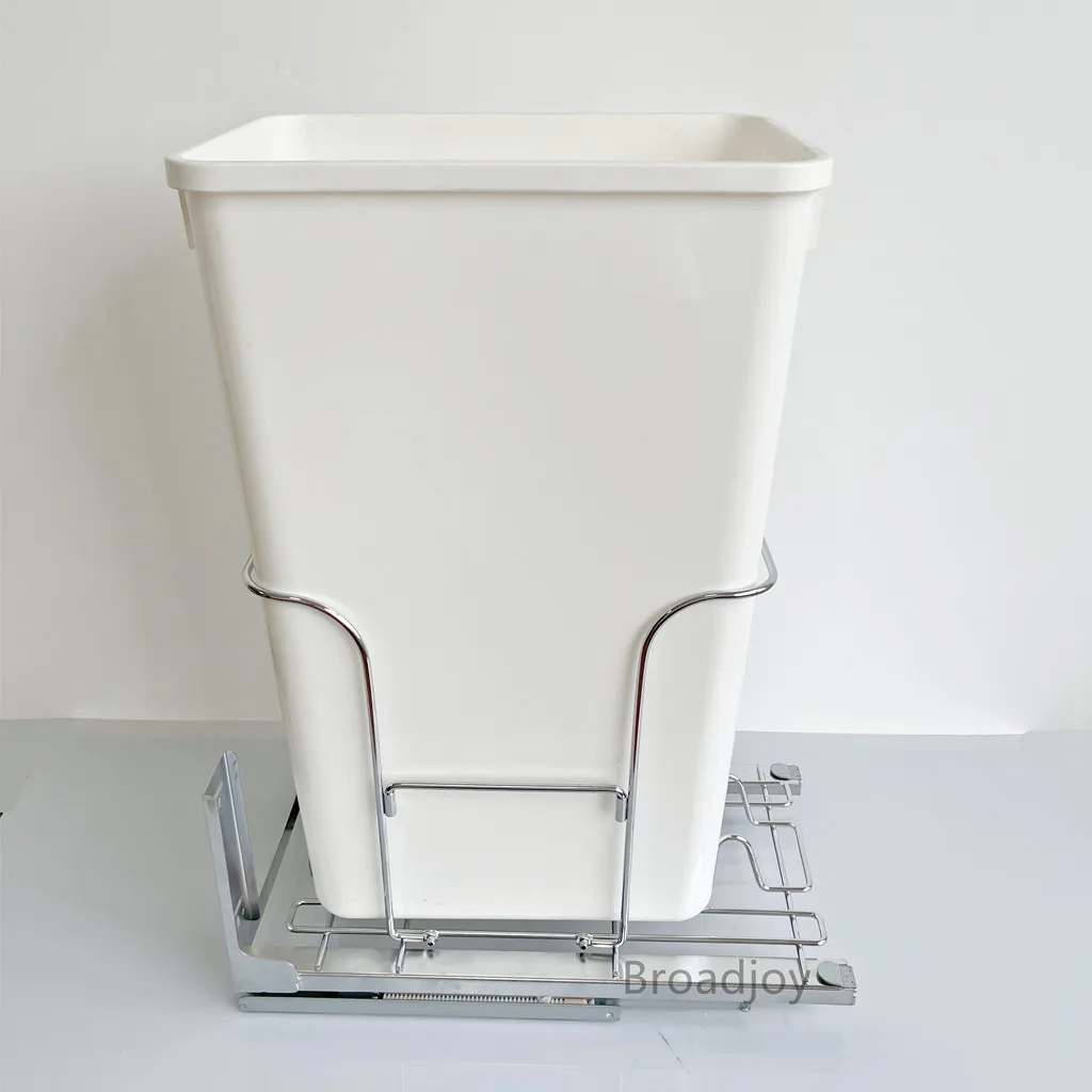 

Wow, cabinet trash can, embedded household trash can, kitchen sink, built-in hidden trash can.