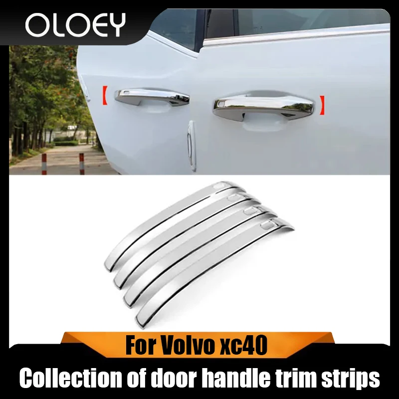 

For Volvo xc40 door handle trim strip car accessories modified interior