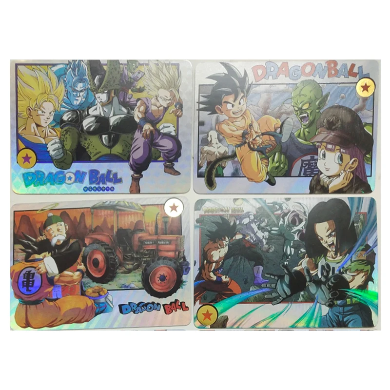 Anime Dragon Ball Son Goku Torankusu Son Gohan Gotenks Self Made Flash Card Game Collection Surprise Birthday Christmas Gifts