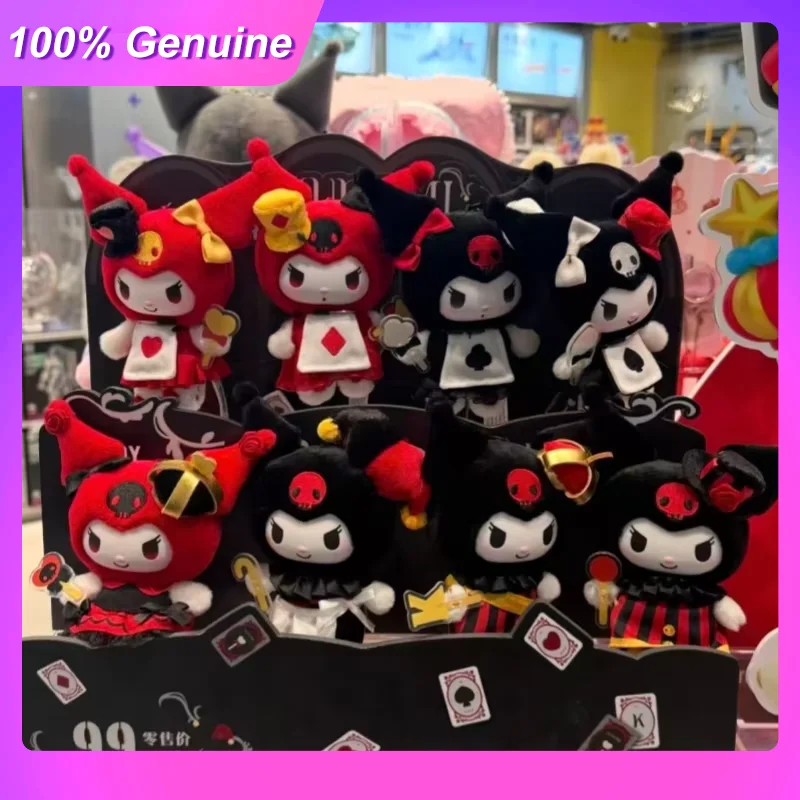 100-本物のトートイ-クロミ-ポーカーキングダムシリーズ-ぬいぐるみペンダント-ブラインドボックス-コレクタブルぬいぐるみ-バッグデコレーション-デスクトップオーナメント-ギフト