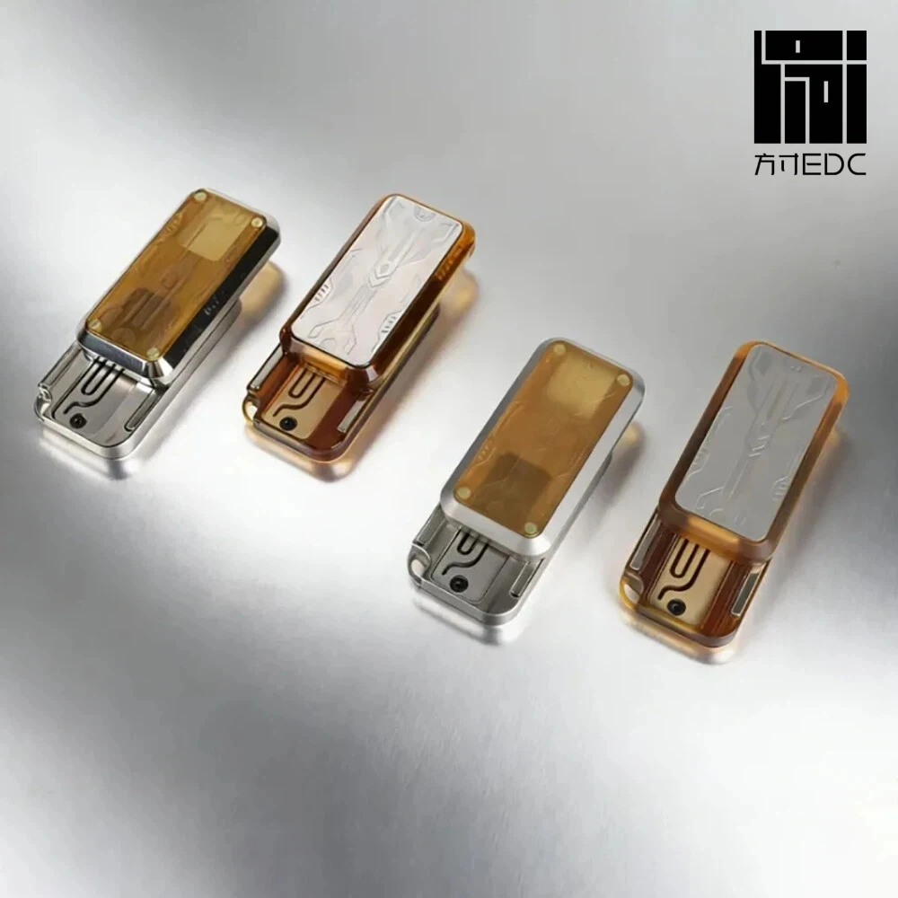 

Многофункциональный скрытый фиджет-слайдер Square Inch EDC из нержавеющей стали с PEI-покрытием, антистрессовая игрушка для взрослых
