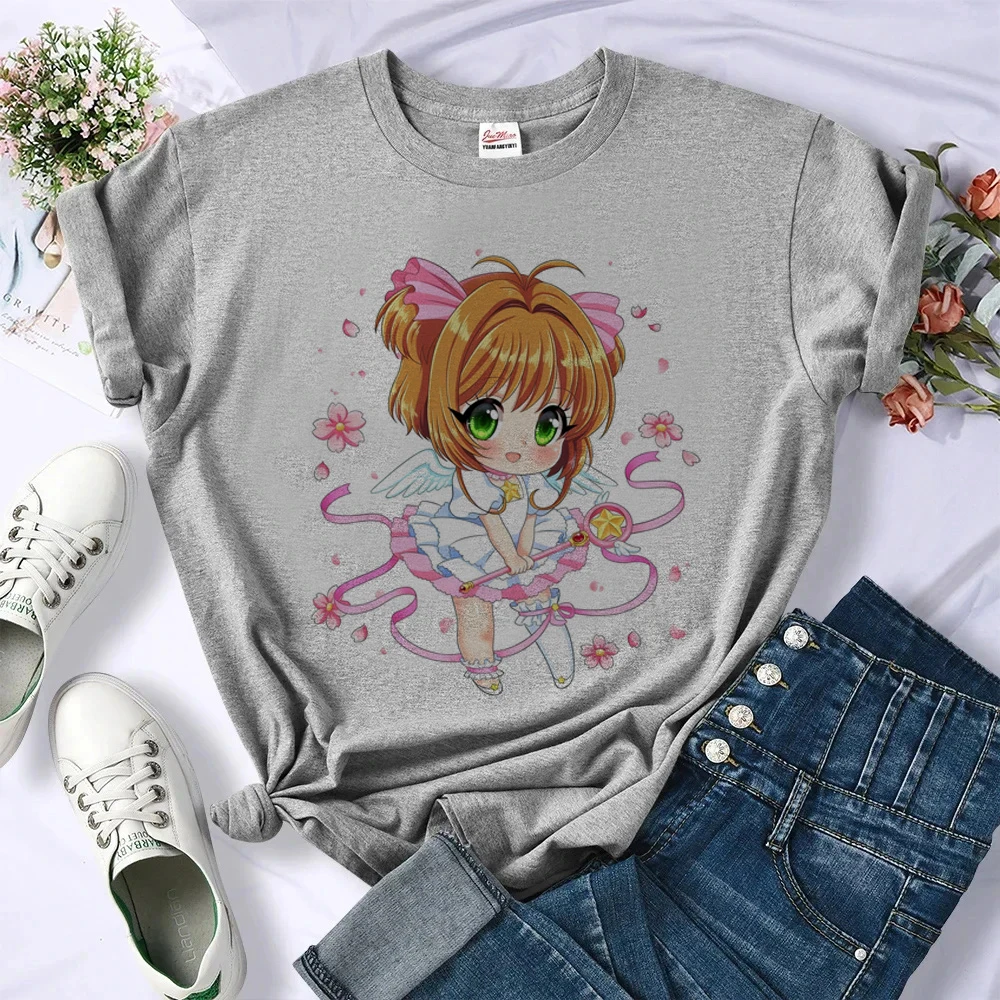 Sakura Vard Captor t shirt femme cheap graphic jojifuku top tees y2k baddie gothic korean fashion gyaru