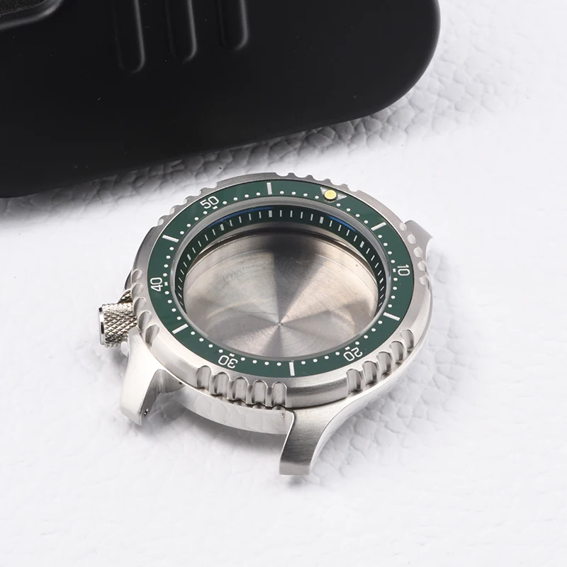 HEIMDALLR watch case super luminous Stainless Steel diving case fit Seiko mod for NH35A NH36A Automatic Movement Sapphire