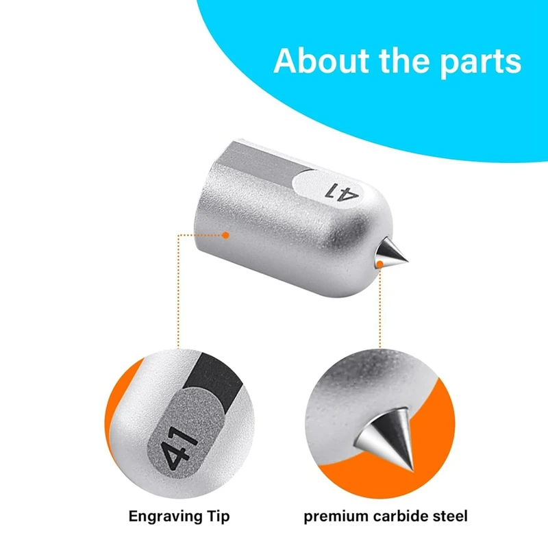 Engraving Tip for Maker 3 Cutting Machines - Premium Carbide Steel Engraving Tool for Flat, Soft Metals, Leather,Acrylic