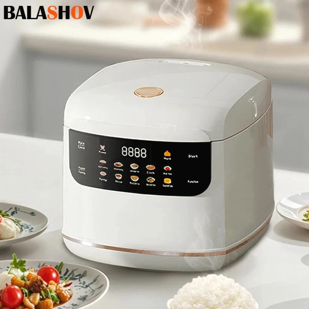 2L Mini Electric Rice Cooker 1-3 People Multi Cooker Non-Stick Pot Smart Mechanical MultiCooker Steamed Rice Pot For Home