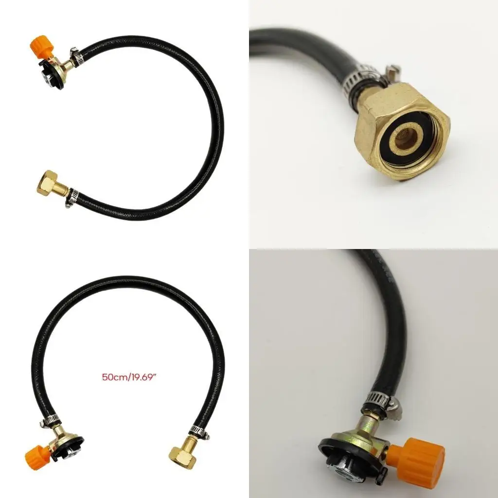

R6FE Portable Gas Stove Propane Refill Adapter Outdoor Gas Tanks Furnaces Connector