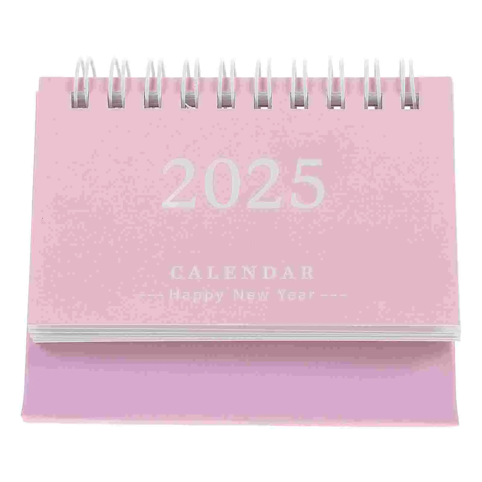 2025 Desk Calendar Note Decorative Standing Whiteboard Calendars Office Supplies Paper Flip for