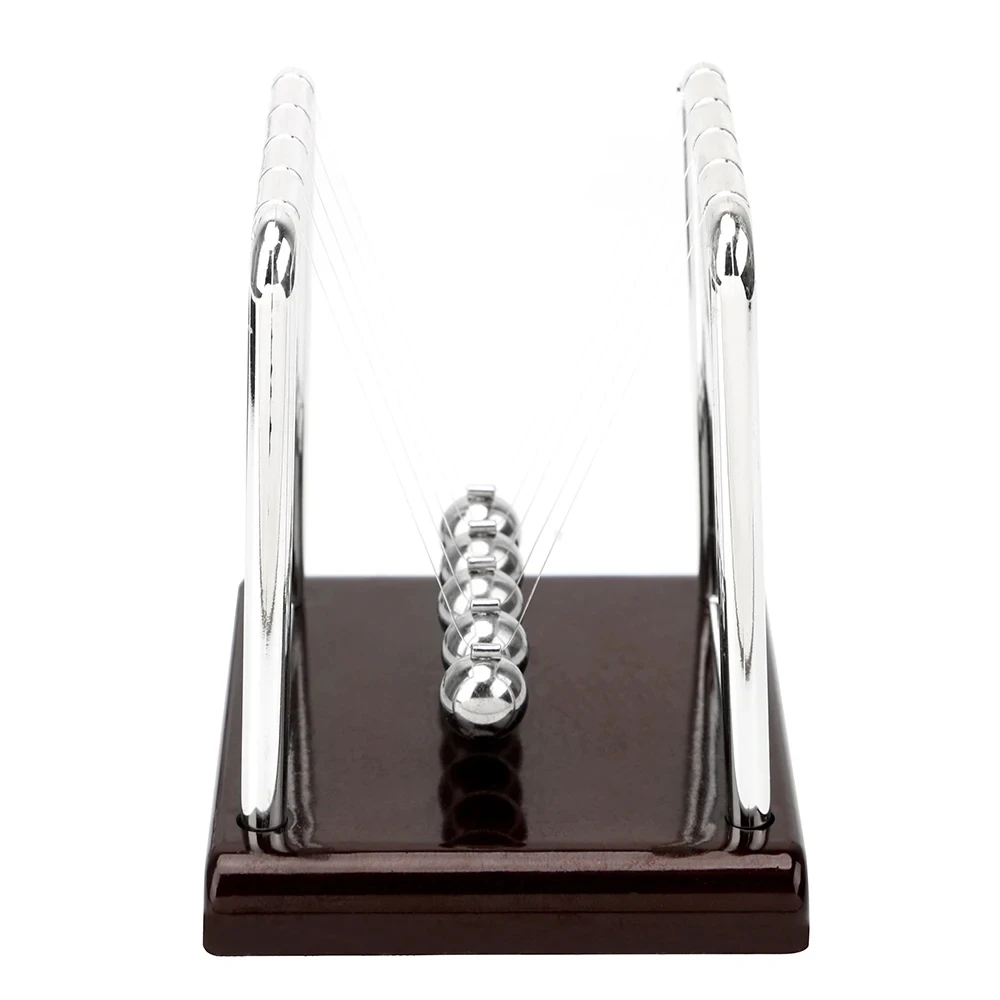 Newton's Cradle Desk Table Decor Metal Pendulum Ball Steel Balance Ball Newton Ball Physics Science Pendulum image 4